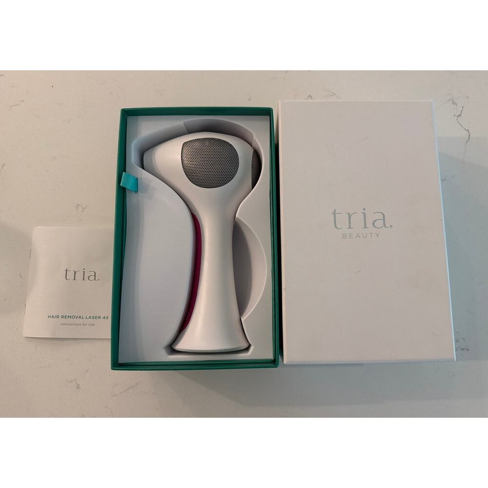 Tria Beauty Hair Removal Laser 4X Pink White Wireless Machine